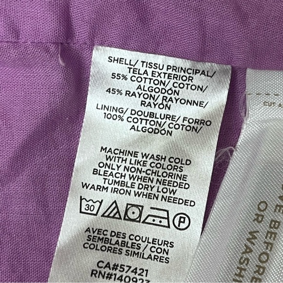 LOFT border Ruffle Midi Pocket Dress Paisley Teired Cottegecore Peasent 2 Boho - Picture 8 of 10